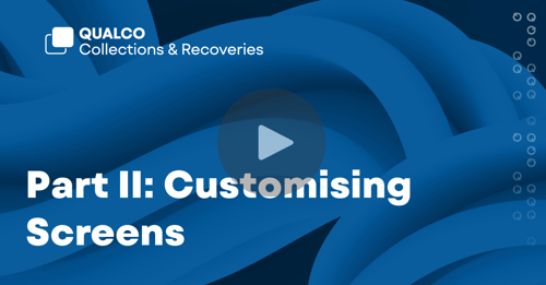 Design grids and adjust layouts with Qualco Collections & Recoveries (QCR)
